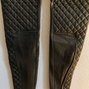 Brand new Spanx Quilted Faux leather legging!